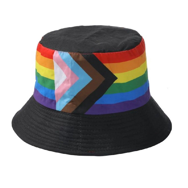 pride Proud Moon Rainbow flag hat Sunshade Fisherman hat LGBT holiday decorations customized