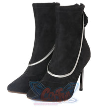 Load image into Gallery viewer, 2021 Movie Cruella Estella De Vil Cosplay Black Costume C00526 Shoes / Eur 35 Costumes