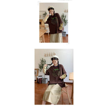 Load image into Gallery viewer, 2021 New Happy Cat Printed Spliced Pullover J40464 Shirt