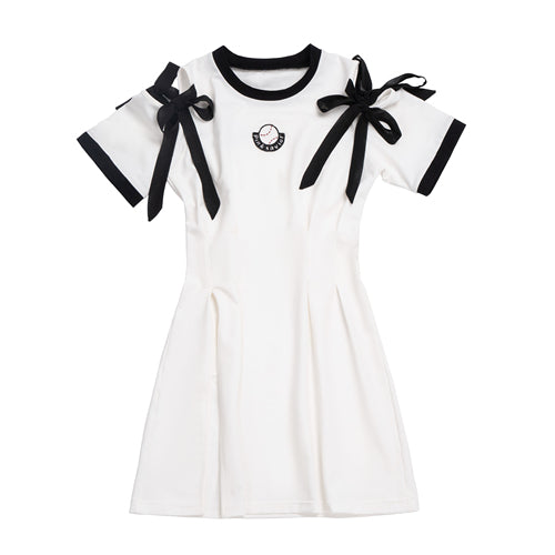 2028 Summer Off-the-shoulder Dress High-waisted Shorts Slim Fit Long Shirt