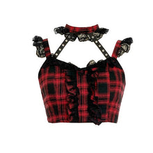 Load image into Gallery viewer, 2021 Newly Rock And Roll Style Sexy Girl Suit Wrap Skirt Two Pieces Suit