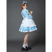 Load image into Gallery viewer, Alice In Wonderland Coffee Maid Lolita Dress Mp006083