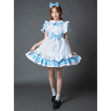 Load image into Gallery viewer, Alice In Wonderland Coffee Maid Lolita Dress Mp006083