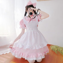 Load image into Gallery viewer, Alice In Wonderland Coffee Maid Lolita Dress Mp006083 Pink / M