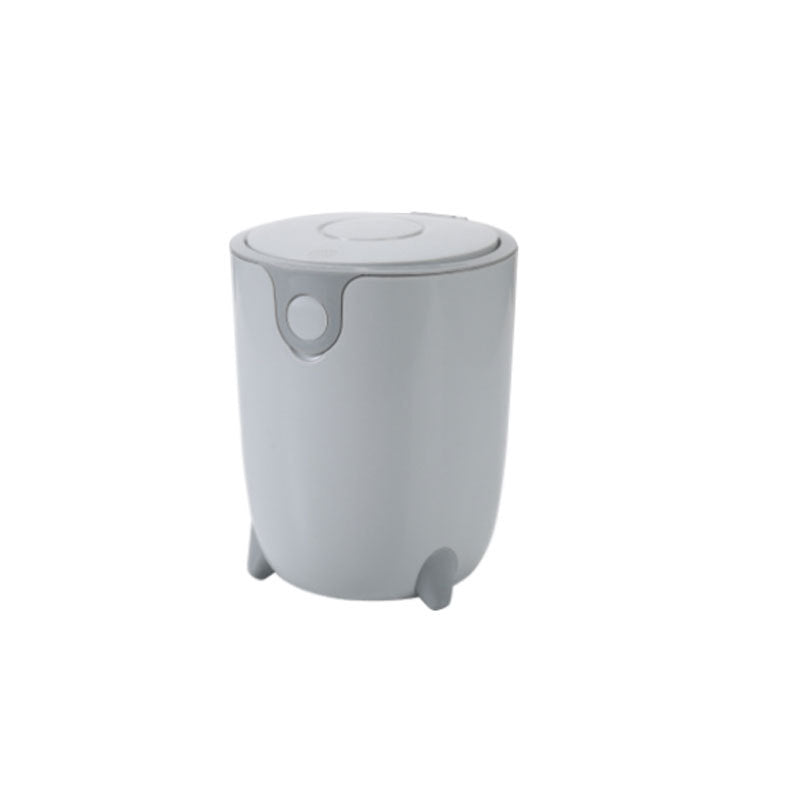 Mini desktop trash can, press-type living room table waste paper bin, car bedroom dining room desktop trash can