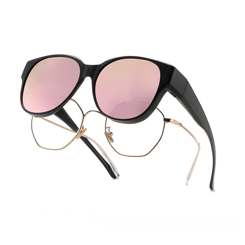 Tortoiseshell sunglasses are specially designed for driving to prevent polarition and protect women from the sun