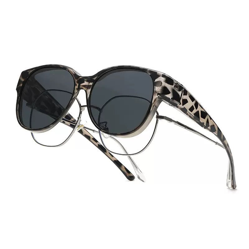 Tortoiseshell sunglasses are specially designed for driving to prevent polarition and protect women from the sun