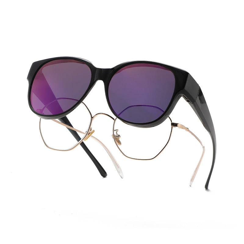 Tortoiseshell sunglasses are specially designed for driving to prevent polarition and protect women from the sun