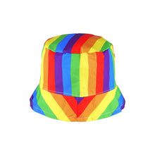 Load image into Gallery viewer, pride Proud Moon Rainbow flag hat Sunshade Fisherman hat LGBT holiday decorations customized

