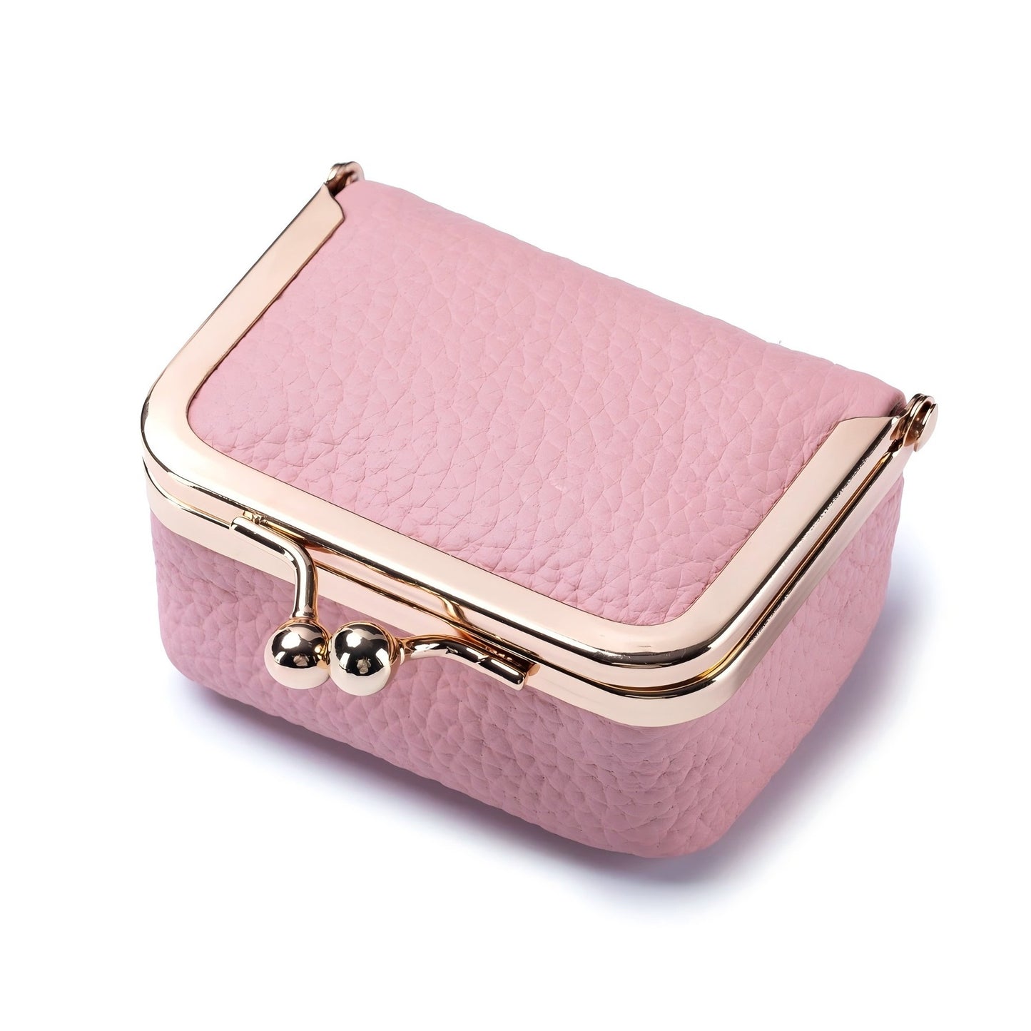 Genuine leather jewelry bag and coin purse