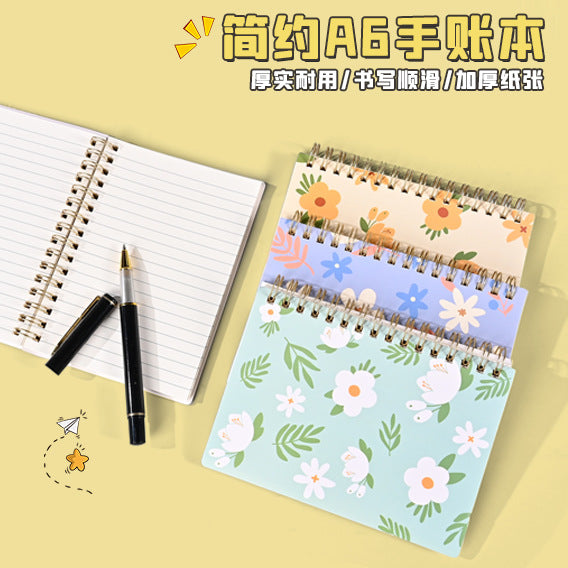 A6 Coil Notebook, travel check-in stamp planner, high appearance level student release notebook, note-taking all notebook