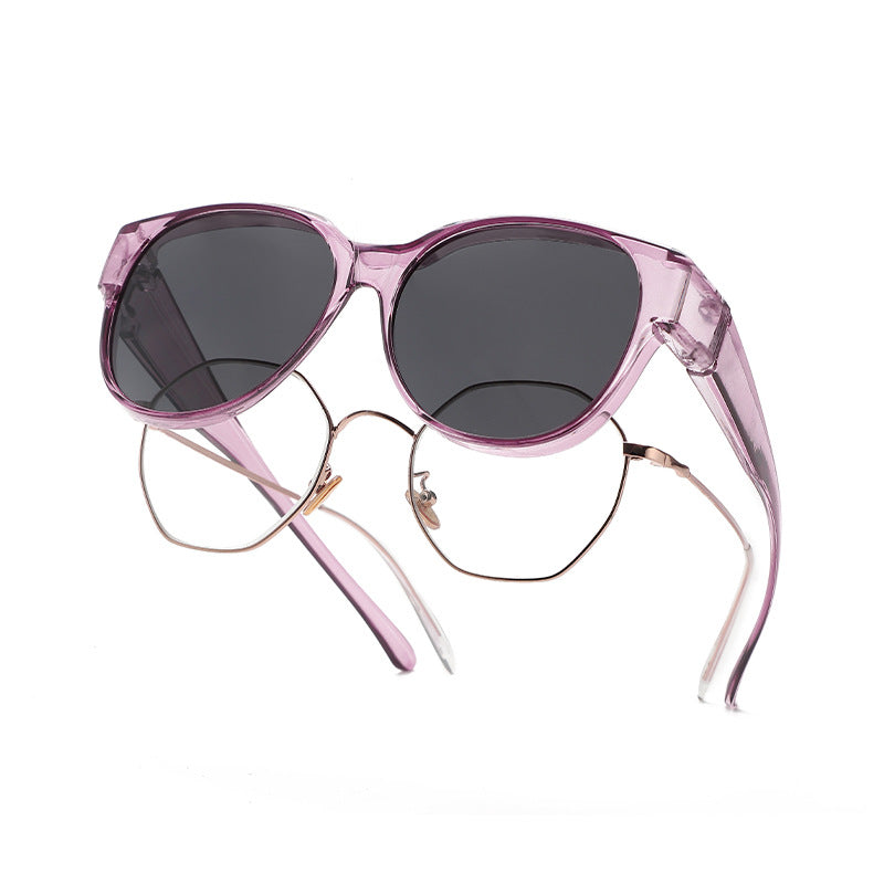 Tortoiseshell sunglasses are specially designed for driving to prevent polarition and protect women from the sun