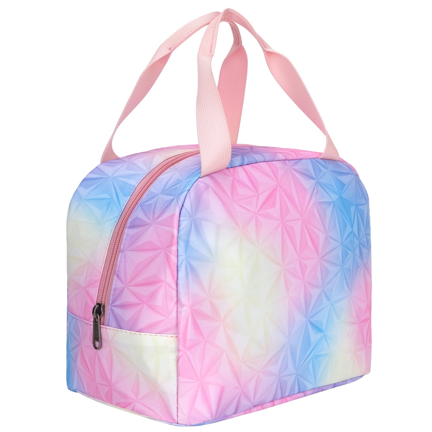 Children's tie-dyed lunch tote bag, heat-ulating and leak-proof lunch box, ulating and wear-resistant lunch bag