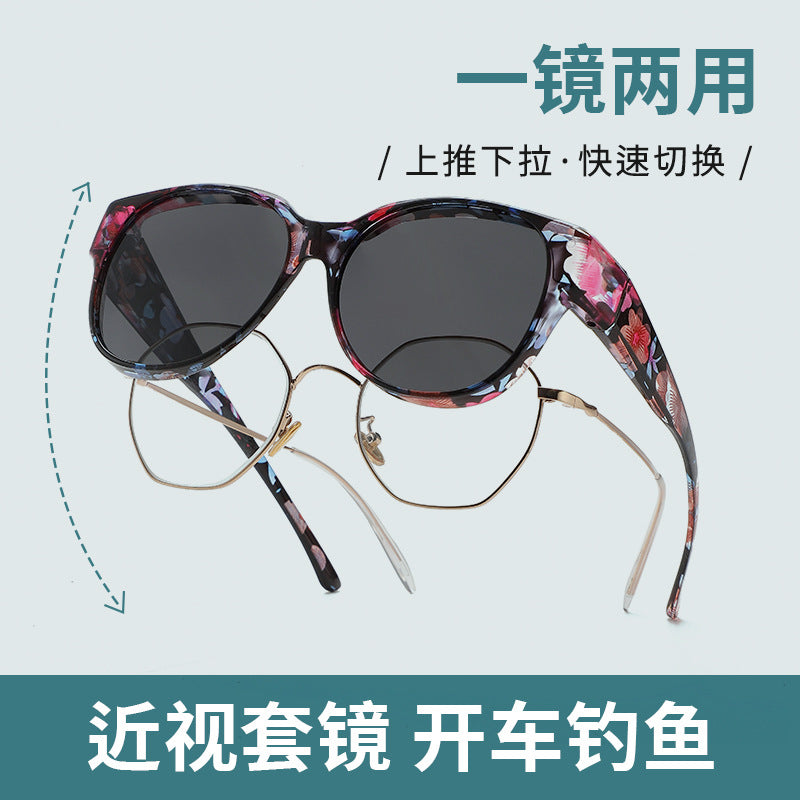 Tortoiseshell sunglasses are specially designed for driving to prevent polarition and protect women from the sun