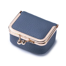 Load image into Gallery viewer, Genuine leather jewelry bag and coin purse
