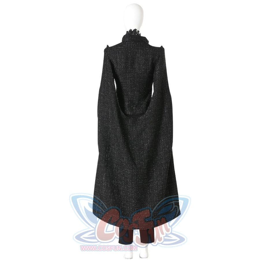 2021 Movie Cruella Estella De Vil Cosplay Black Costume C00526 Costumes