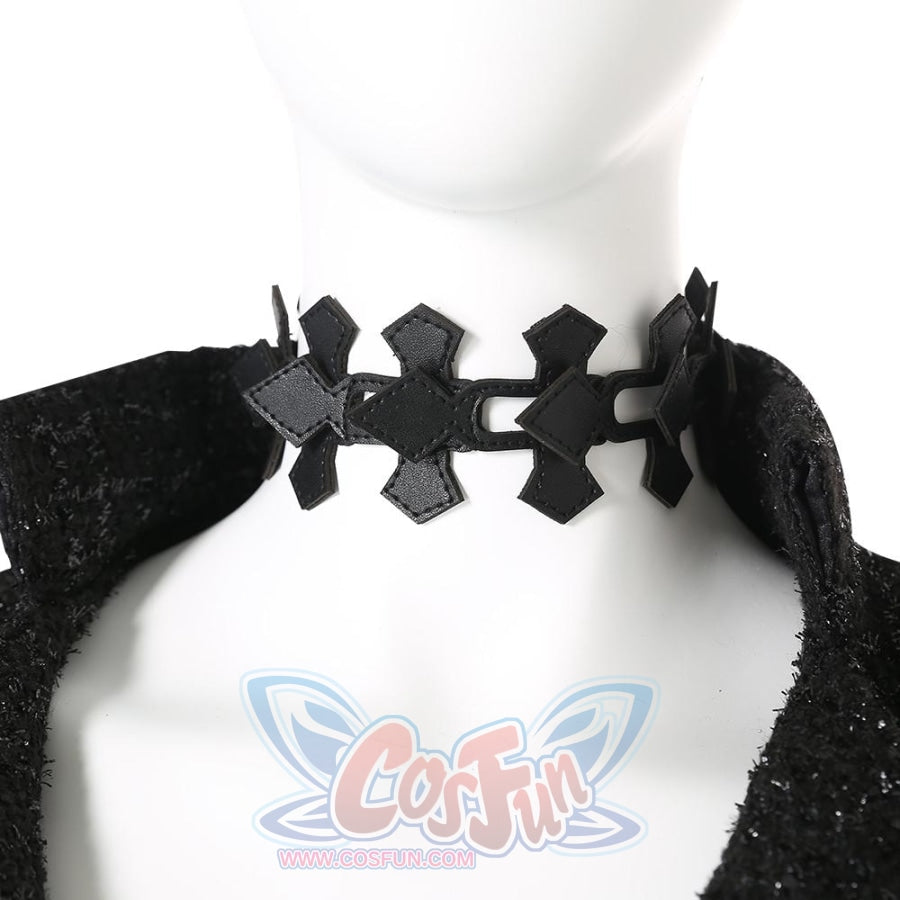 2021 Movie Cruella Estella De Vil Cosplay Black Costume C00526 Costumes