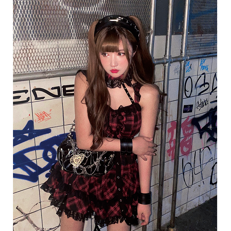 2021 Newly Rock And Roll Style Sexy Girl Suit Wrap Skirt Two Pieces Suit