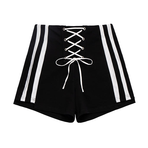 2021 Summer Off-the-shoulder Dress High-waisted Shorts Slim Fit Long Shirt