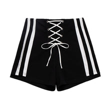 Load image into Gallery viewer, 2021 Summer Off-the-shoulder Dress High-waisted Shorts Slim Fit Long Shirt
