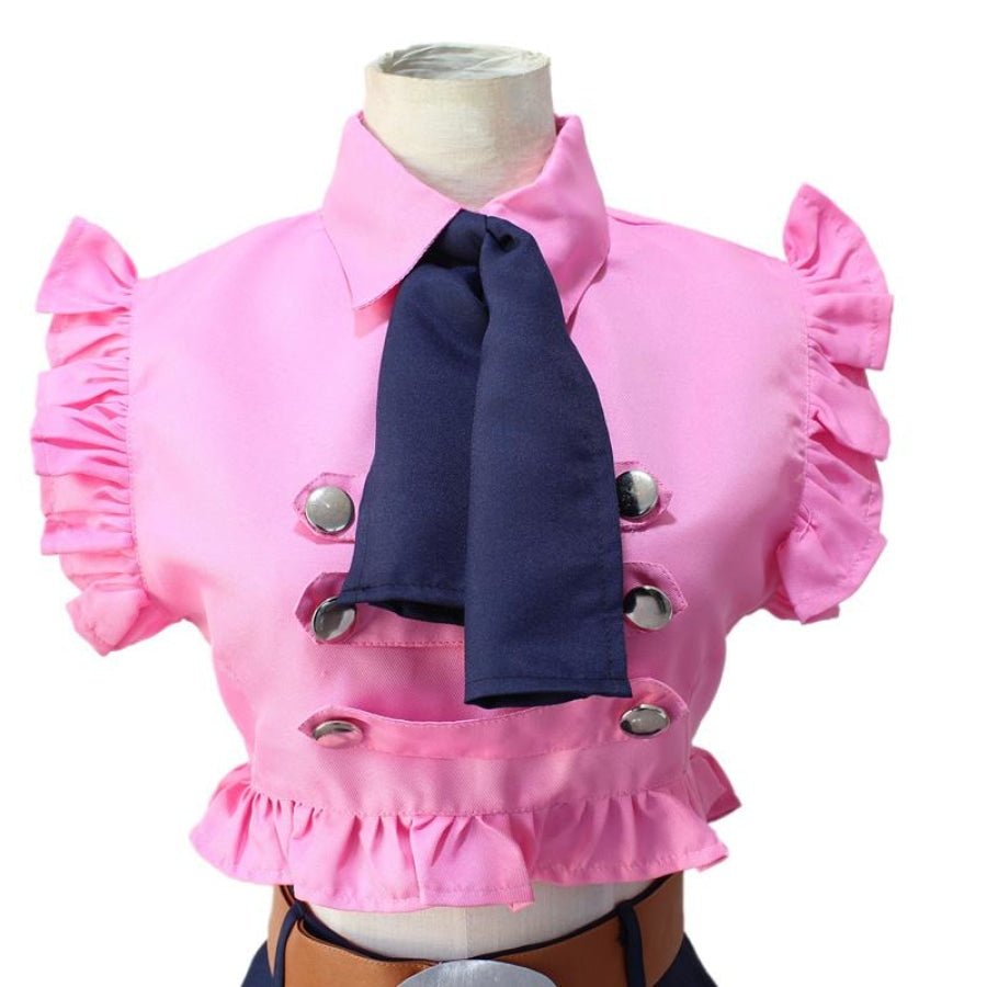 Adults Anime The Seven Deadly Sins Elizabeth Lion Cosplay Costume Cute Womens Girls Uniform