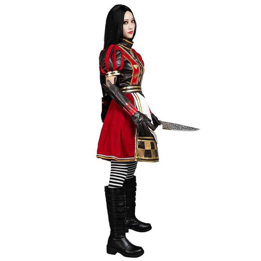 Alice: Madness Returns Royal Dress Alice Cosplay Costutme Mp000099 Costumes
