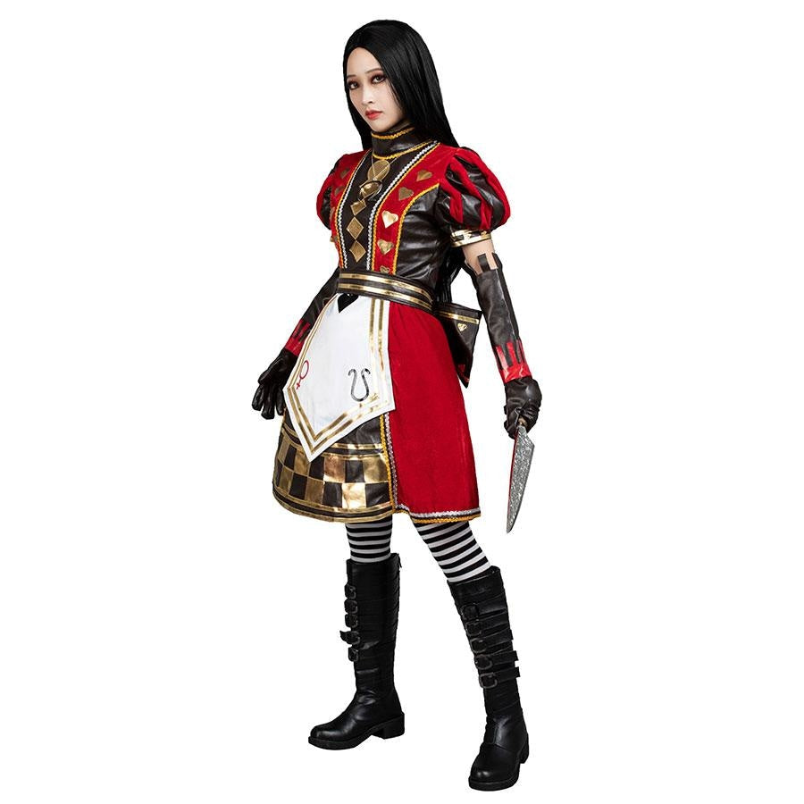 Alice: Madness Returns Royal Dress Alice Cosplay Costutme Mp000099 Costumes