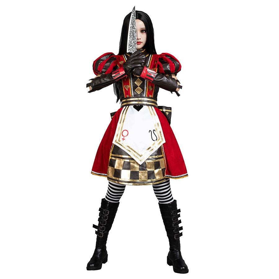 Alice: Madness Returns Royal Dress Alice Cosplay Costutme Mp000099 Costumes